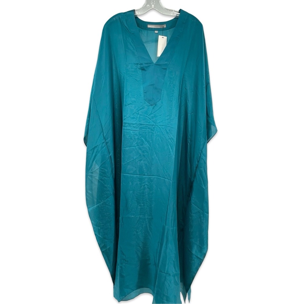 Ocean+Main Kaftan Dress 2X Teal